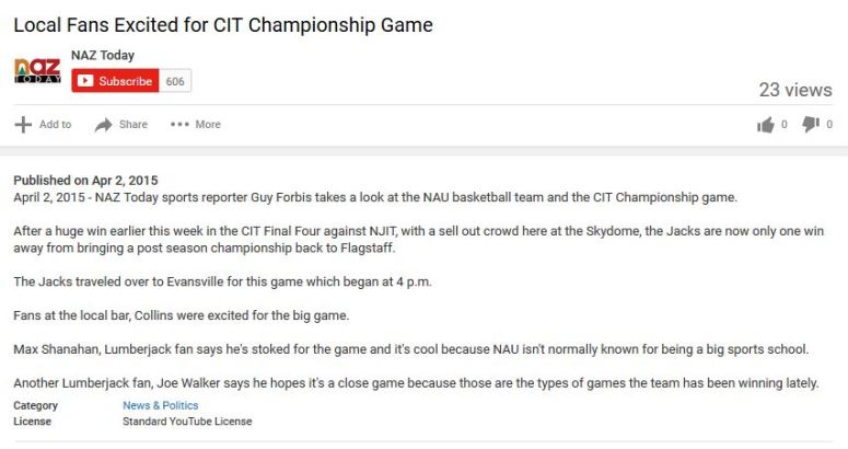 NAZ Today - YouTube Post #3